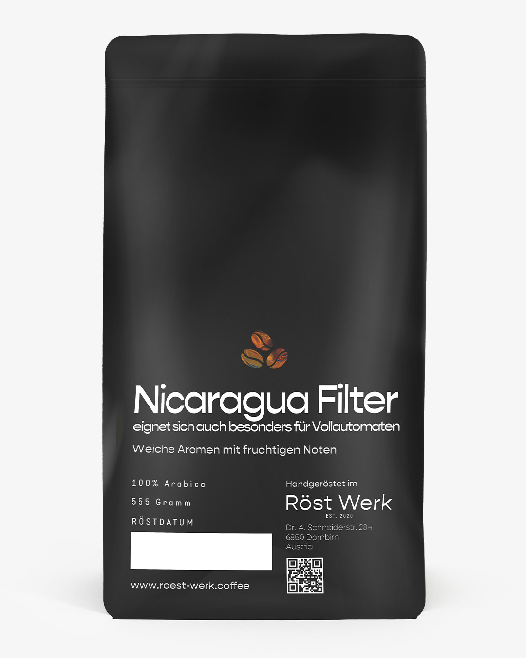 Nicaragua Filter 555g Kaffee Röst Werk Dornbirn