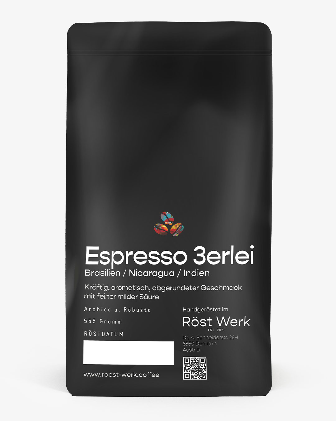 Espresso 3erlei Röst Werk Dornbirn