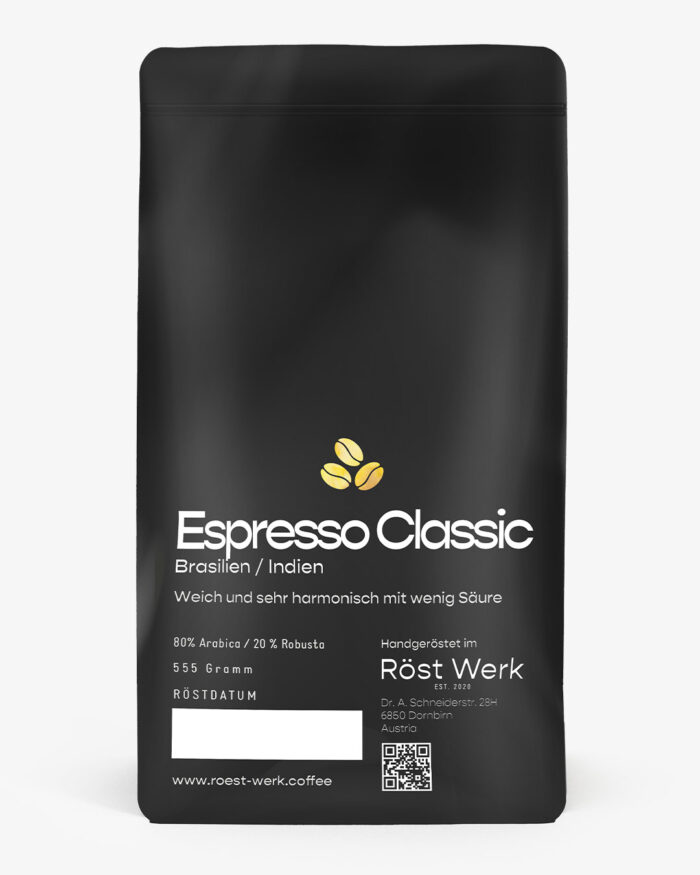 Espresso Classic Röst Werk Dornbirn Vorarlberg Österreich